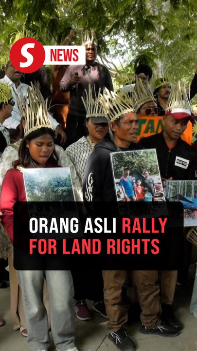 Over 1,000 Orang Asli rally in Putrajaya demand...