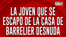 Declara Milagros, la joven que logró escapar desnuda de la casa de Barrelier