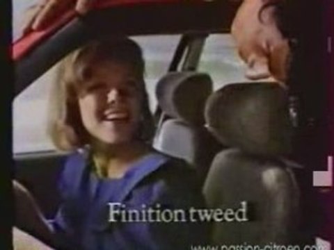 Pub Citroën BX avec Julien Clerc 1984