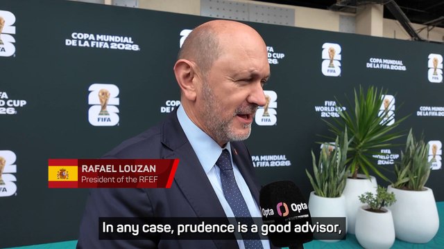 Louzán, presidente de la RFEF. habla sobre si españa es la favorita