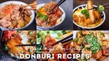 10 Japanese Donburi Rice Bowl Recipes for Your Weeknight Dinners Vol.1 (1-10)