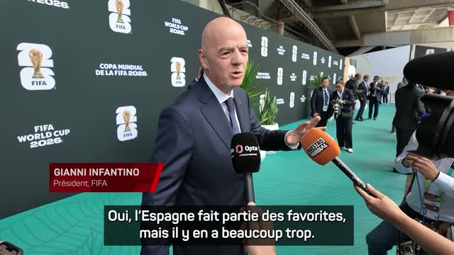CdM 2026 - Infantino : "Si Opta le dit..."