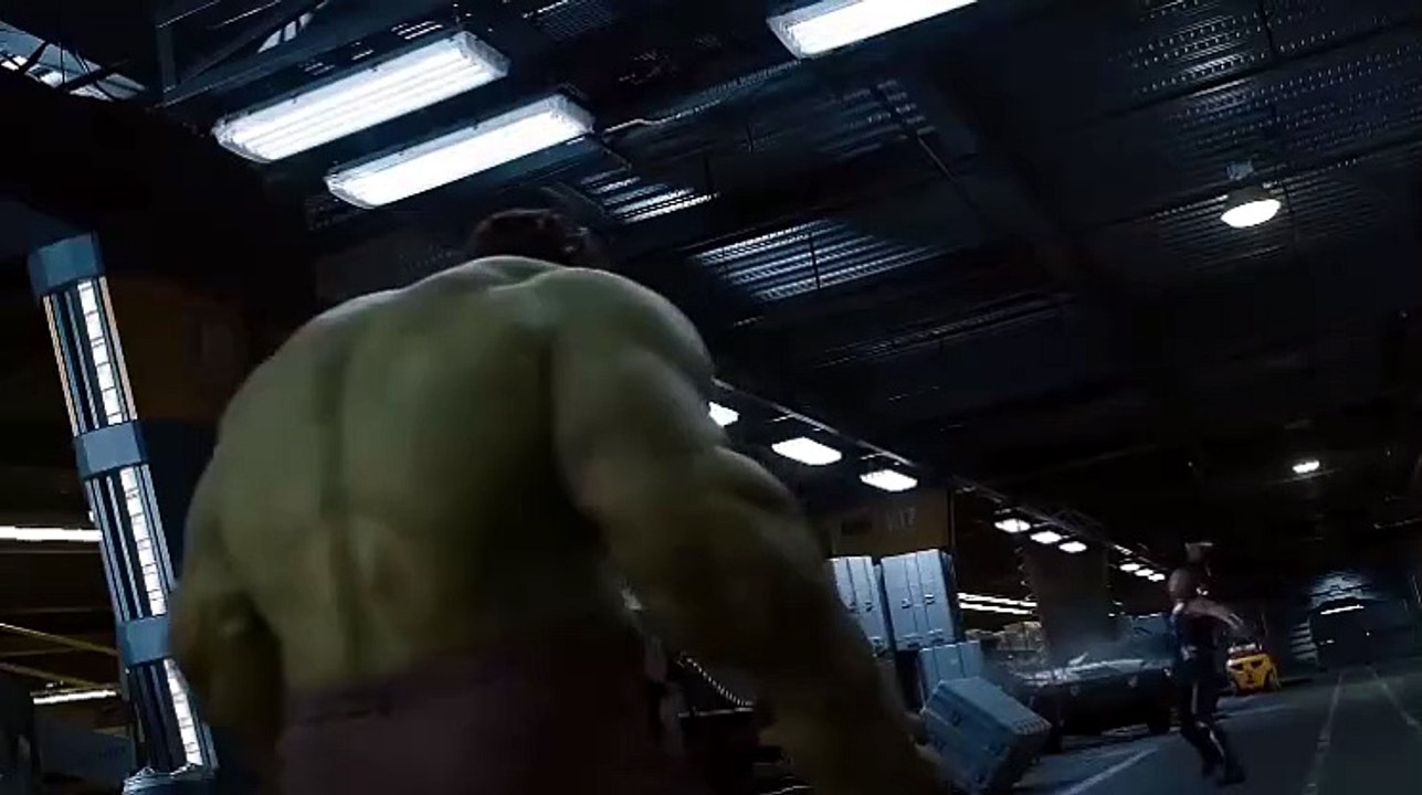 Hulk vs Thor Fight Scene