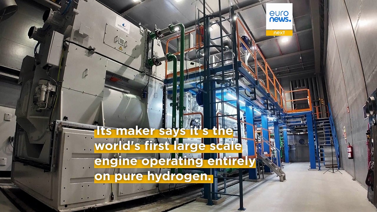 World's first large-scale hydrogen engine starts generating electricity