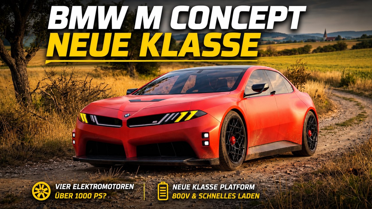 BMW M Concept Neue Klasse: So spektakulär wird der E-M3