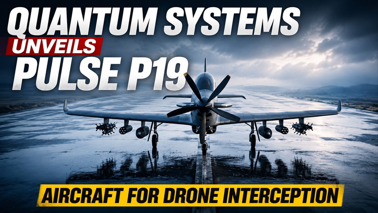 Quantum Systems unveils PULSE P19 aircraft for drone interception
