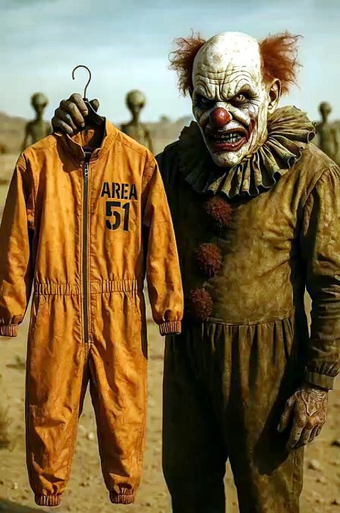 AREA 51 HORROR CLOWN AND ALIENS