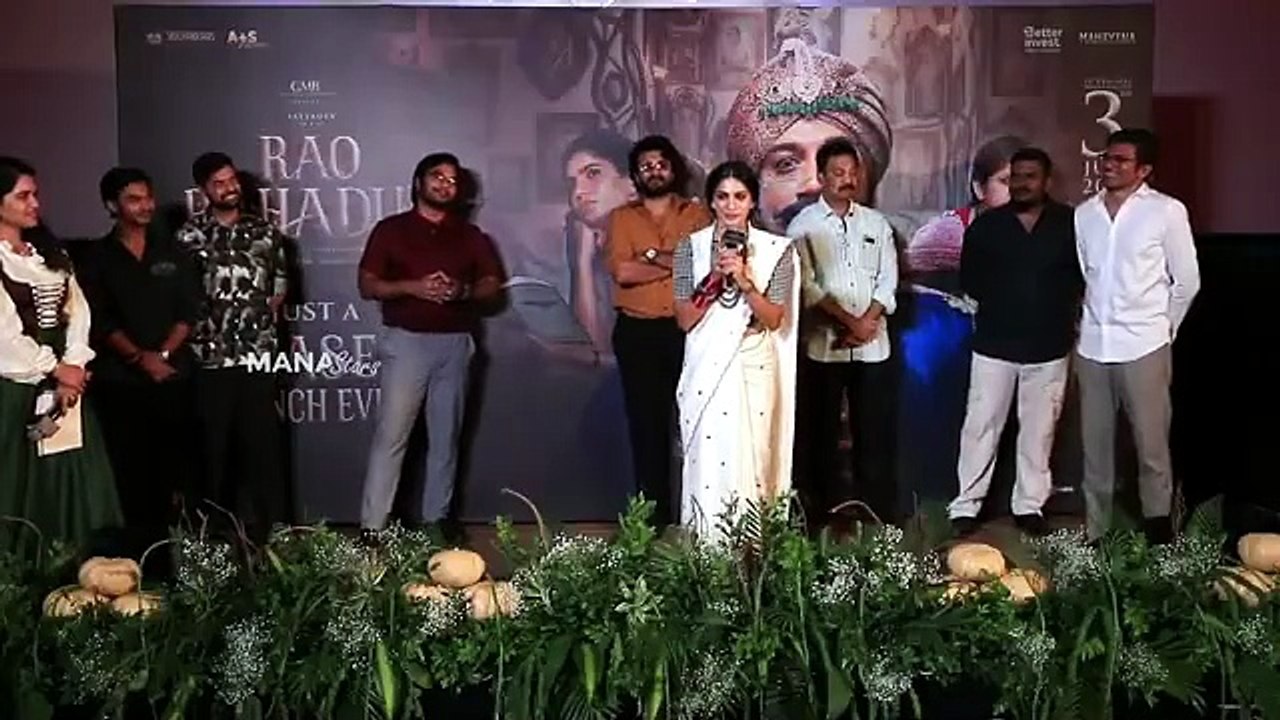 Actress Deepa Thomas Speech @ #RaoBahadur Movie Teaser Launch Event