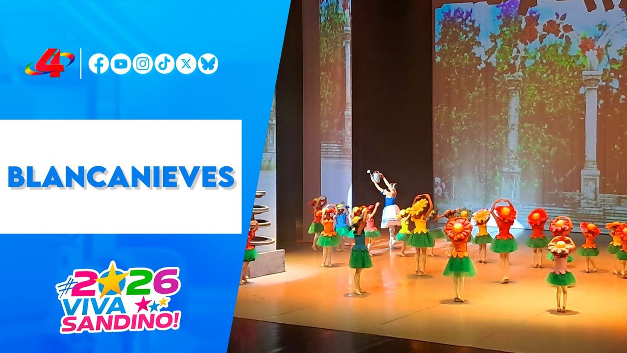 Ballet de Nicaragua estrena "Blancanieves" en el Teatro Nacional Rubén Darío