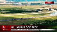 HÜRJET'ten Türk Yıldızları ile tarihi 10'lu kol uçuşu