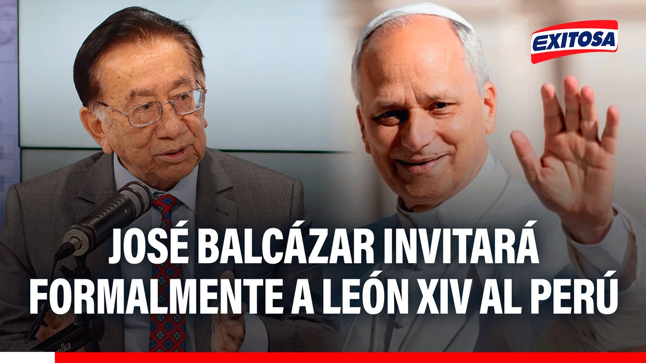 José Balcázar irá al Vaticano para visitar al Papa León XIV: "Para que venga al Perú"