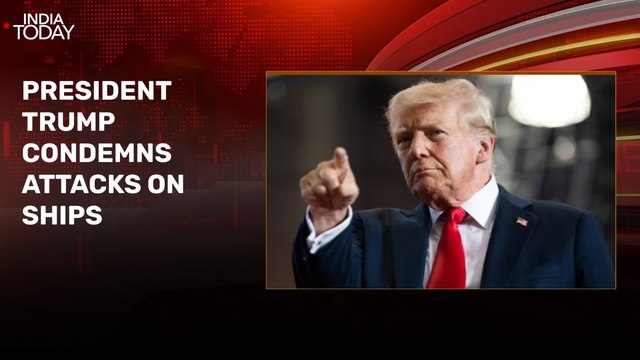 Trump blames Iran for attacks on Indian ships near Strait of Hormuz