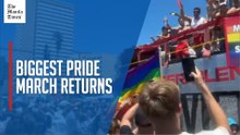 Thousands celebrate at Tel Aviv pride as annual march returns