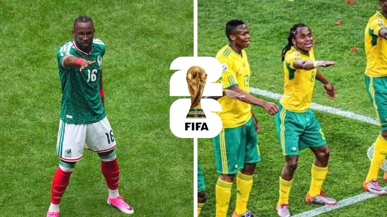 Julian Quiñones y su revancha con Sudáfrica; festeja gol como lo hizo Tshabalala en el Mundial del 2010