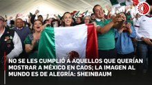 Sheinbaum: México mostró al mundo alegría, no caos, en arranque del Mundial