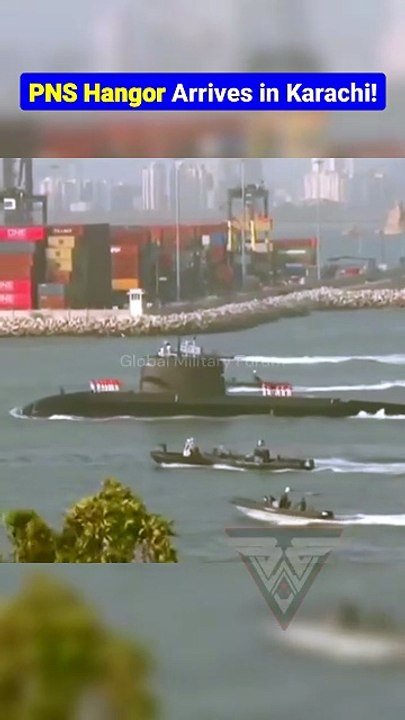 Pakistan's New Submarine Enters Service