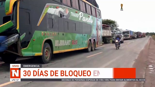 Pasajeros afectados por bloqueos