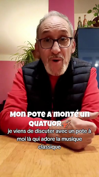 Mon pote a monté un quatuor 🎻🎼🎺