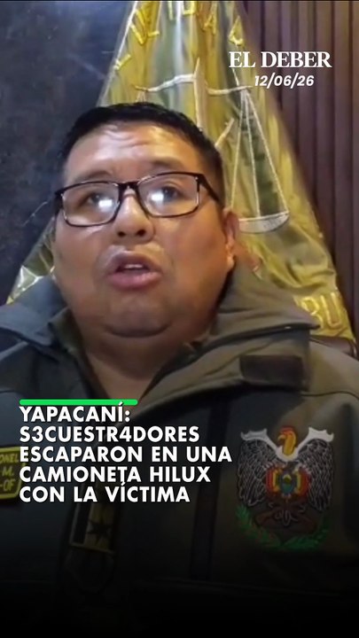 Yapacaní: s3cuestr4dores escaparon en una camioneta Hiluxcon la víctima