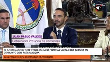 El gobernador correntino anunció próxima visita para agenda en conjunto con Passalacqua