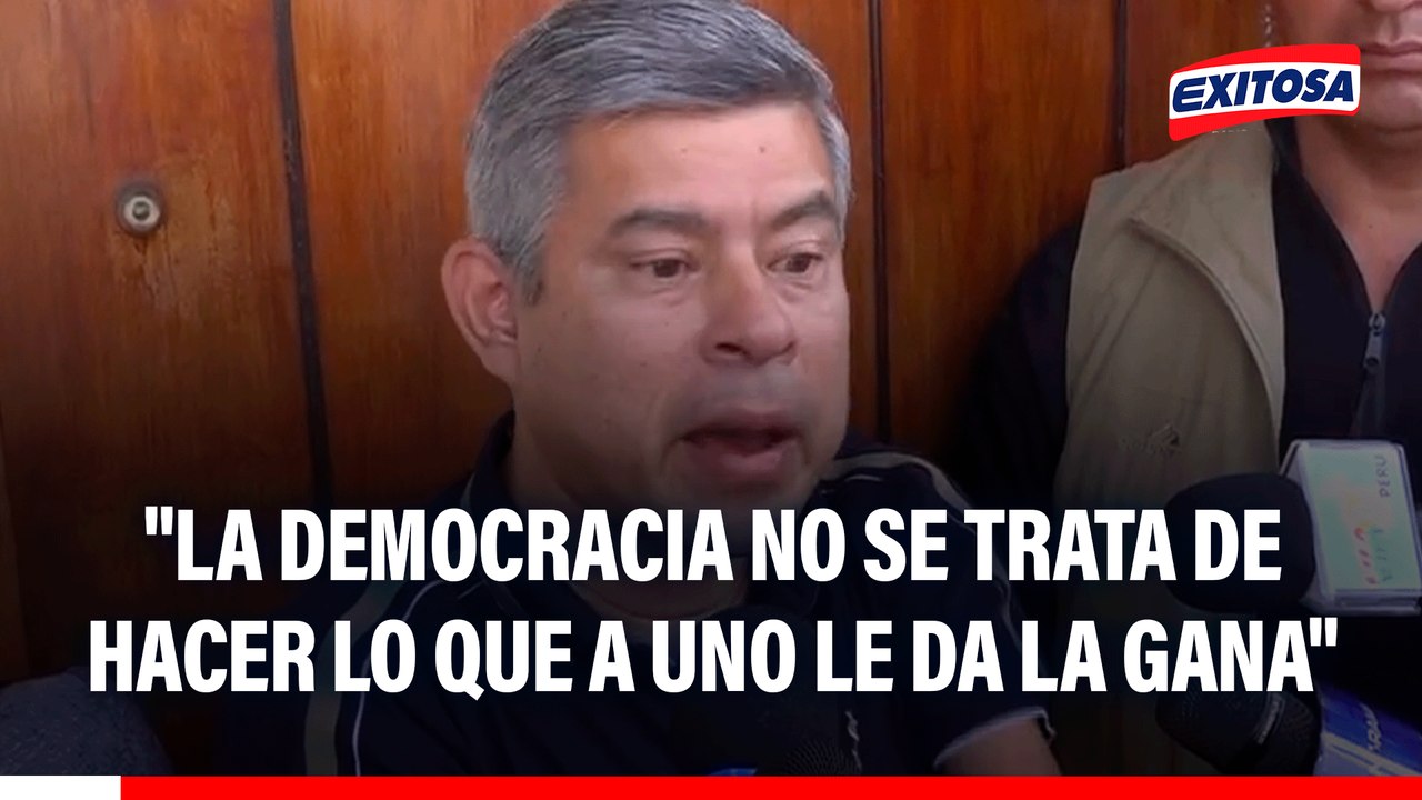 Luis Galarreta responde a Roberto Sánchez: "Nosotros sí respetamos las instituciones"