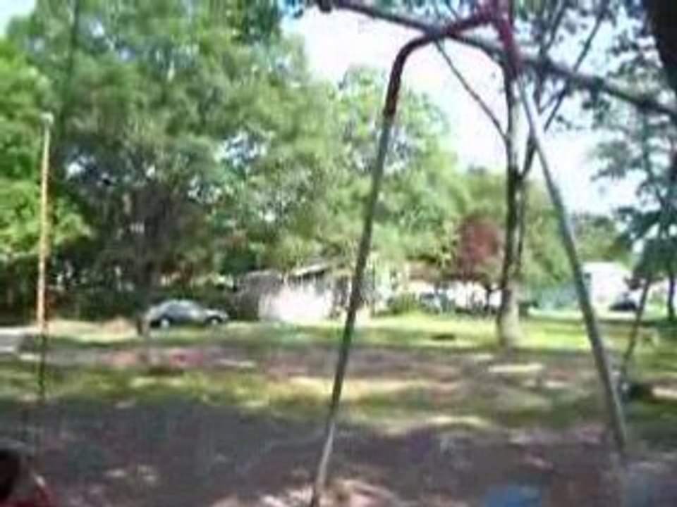 billy falling off the swing