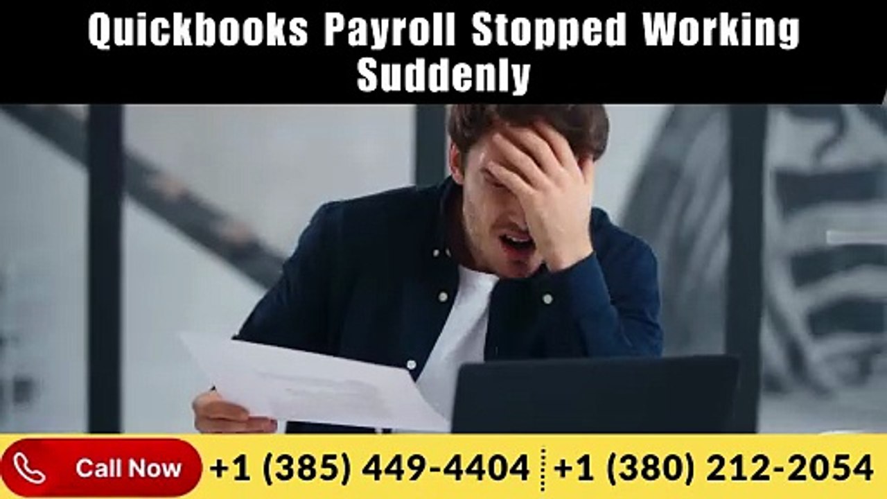 QuickBooks payroll stopped working suddenly