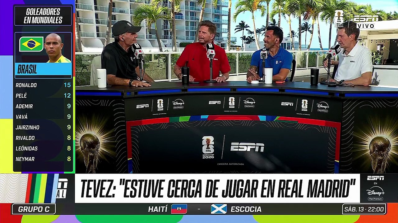 Tevez sorprendió a todos con lo que contó sobre su vida en ESPN