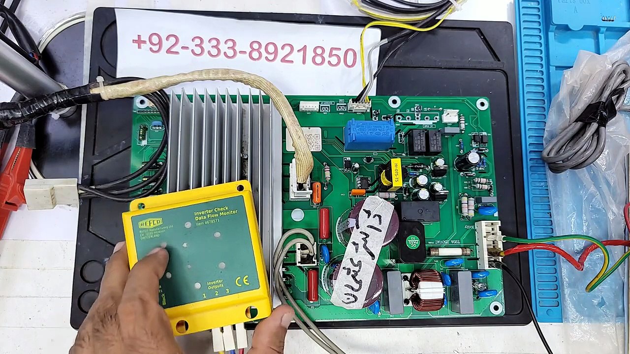 Haier DC Inverter AC Outdoor PCB E7 Error Code Solution  High Level Practical Training - Babar Electronics HVACR