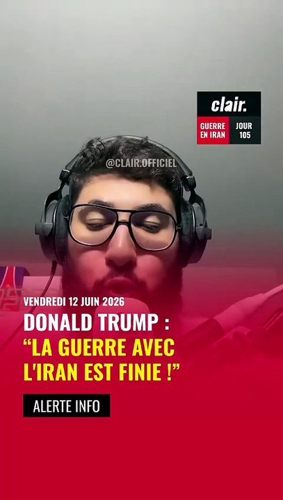 “La gu3rre est finie !” déclare Donald Trump. #iran #usa #Trump #israel #liban