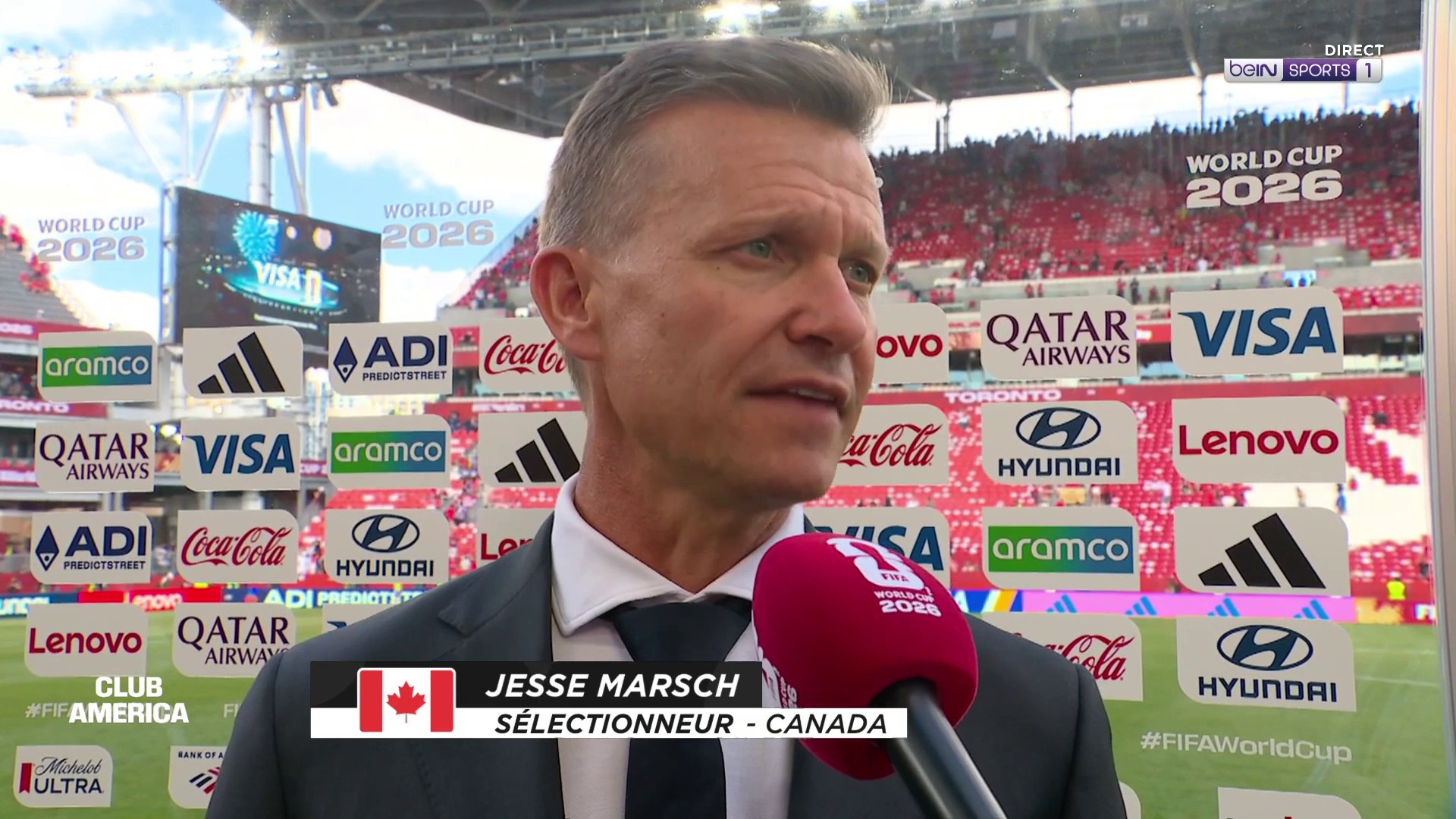 Jesse Marsch : "Je suis déçu de cette première mi-temps"