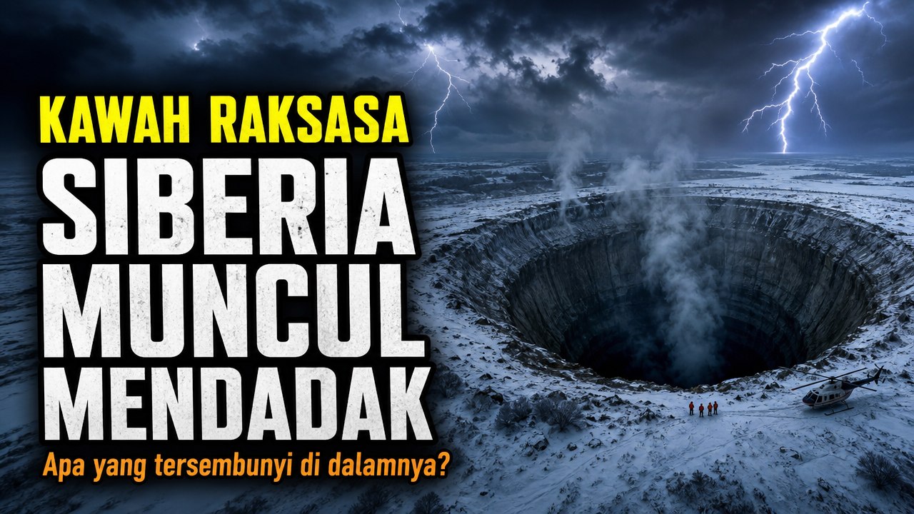 Kawah Raksasa Misterius Muncul Mendadak di Siberia, Siapa yang Membuatnya?