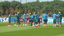 Entrenamiento de Brasil previo al partido contra Marruecos
