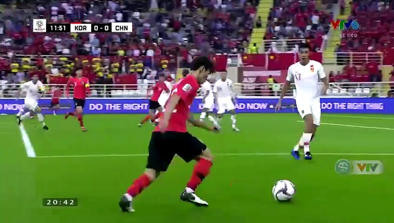 Hàn Quốc 2-0 Trung Quốc - Goals and Highlights (16/1/2019) | VTV6 HD