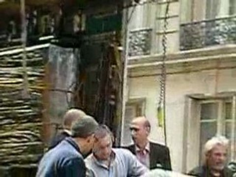 Livraison à la Salle Pleyel du piano Pleyel Andrée Putman