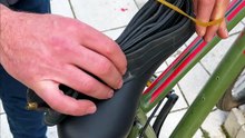 DIY bike seat cushion hack 🚲✨