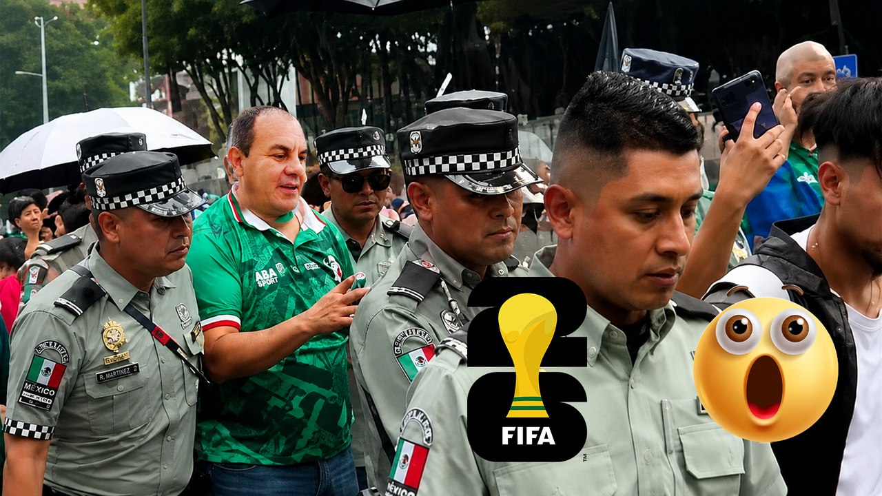 Cuauhtémoc Blanco sale del Estadio Azteca escoltado por la Guardia Nacional y le recriminan: "Te andan buscando en Cuernavaca, ratero"