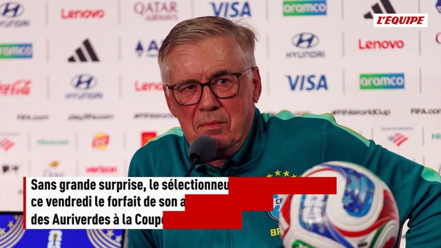 Carlo Ancelotti confirme le forfait de Neymar pour l’entrée en lice du Brésil à la Coupe du monde contre le Maroc - Coupe du monde 2026 - Brésil