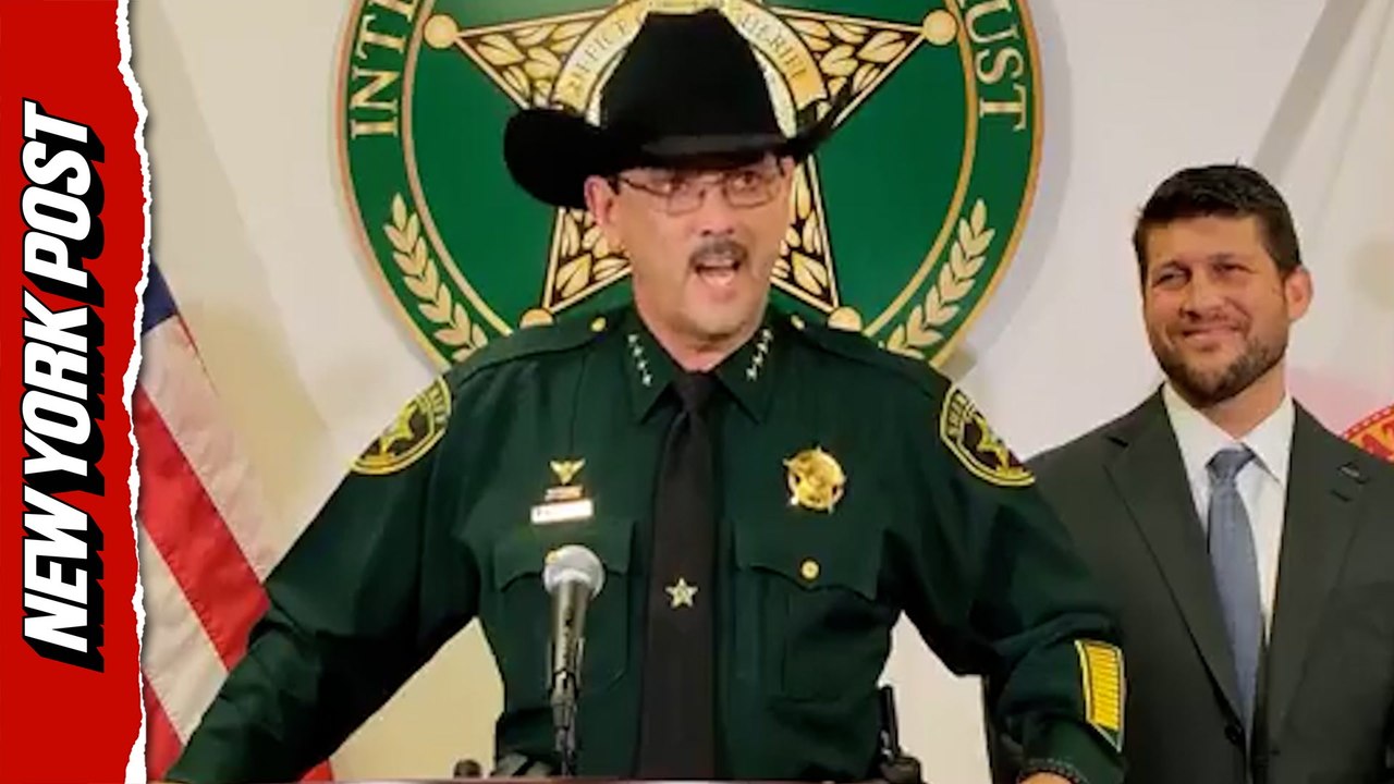 Florida Sheriff slams reporter for asking off-topic question during press conference