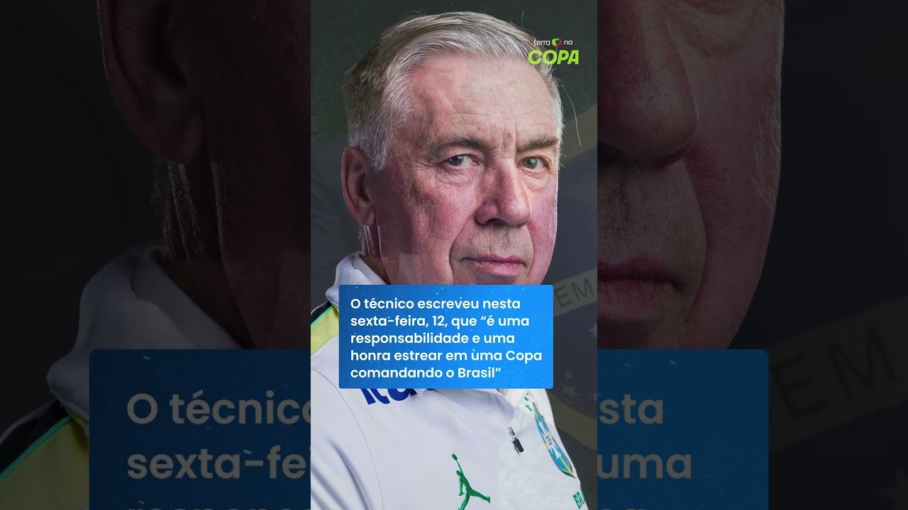 Ancelotti manda recado para torcida brasileira antes de estreia na Copa do Mundo #shorts