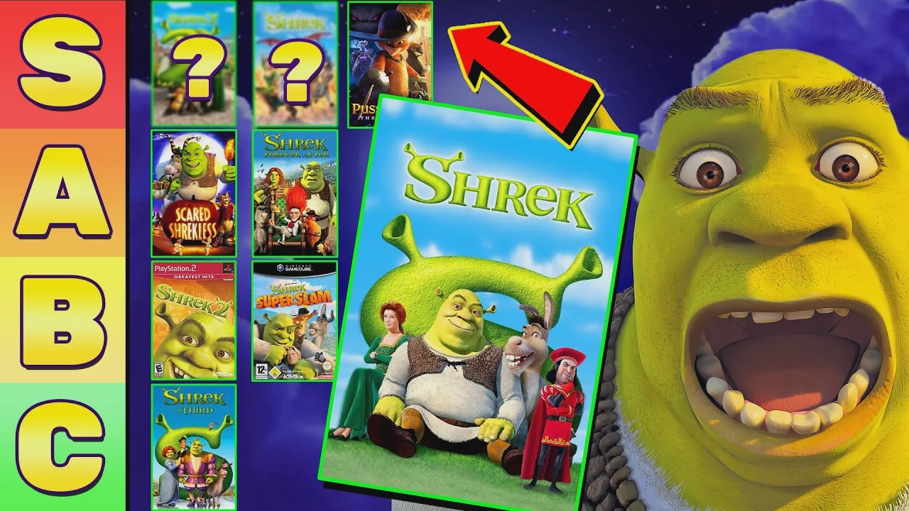 Todo el contenido de Shrek, de lo peor a lo mejor (¡TIER LIST!)