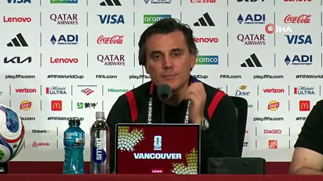 Vincenzo Montella: Türk halkının bizimle gurur duymasını istiyoruz -2- - A Milli Futbol Takımı Teknik Direktörü Vicenzo Montella: - 24 yıldır beklediğimiz bir maç - Zorlu bir maç bekliyorum - İlk maç önemlidir | Ajansspor | IHA