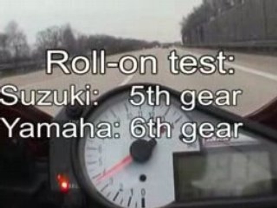 Suzuki GSXR 1000 vs. Yamaha R1