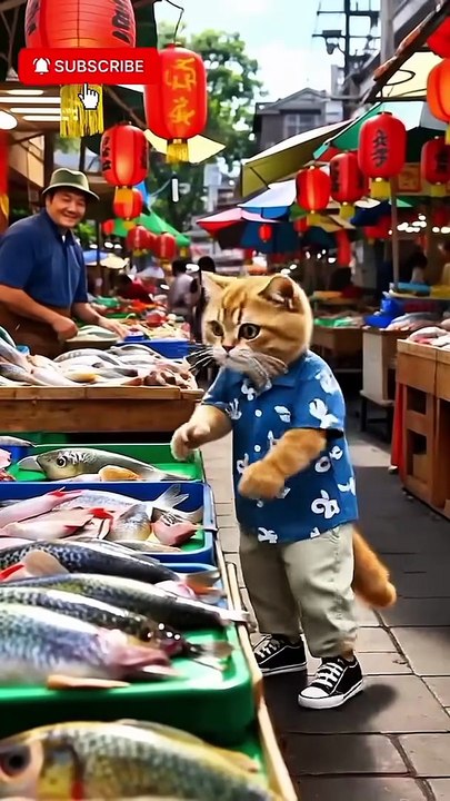 Kucing Chef Beli Ikan di Pasar Lalu Masak Ala Hotel Bintang 5! 🤯🐱🍽️✨
