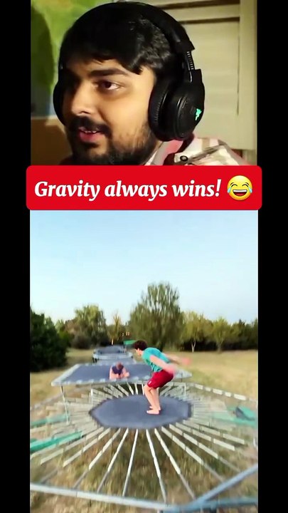 Gravity Always Wins! 😂 Epic Trampoline Fail Compilation #Shorts