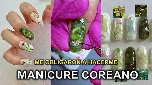 Esto sí me da pena... Diseño coreano en uñas: Extensiones con formas superiores