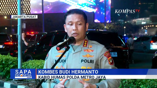 Keterangan Polisi Demo Mahasiswa di Jalan MH Thamrin Jakarta Berakhir, Massa Bubarkan Diri