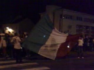 FRANCE ITALIE EURO 2008 A FORBACH - LA FOLIE DES ITALIENS