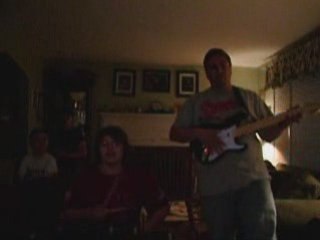 me and dave playing rock band