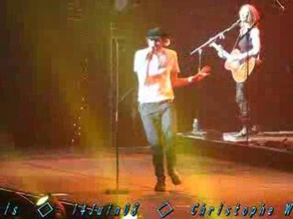 Christophe Willem Safe Text  Le Zenith de Paris  14Juin08